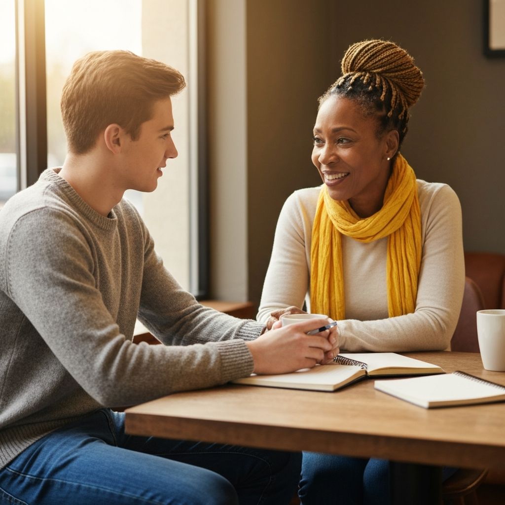 One-on-one mentorship session